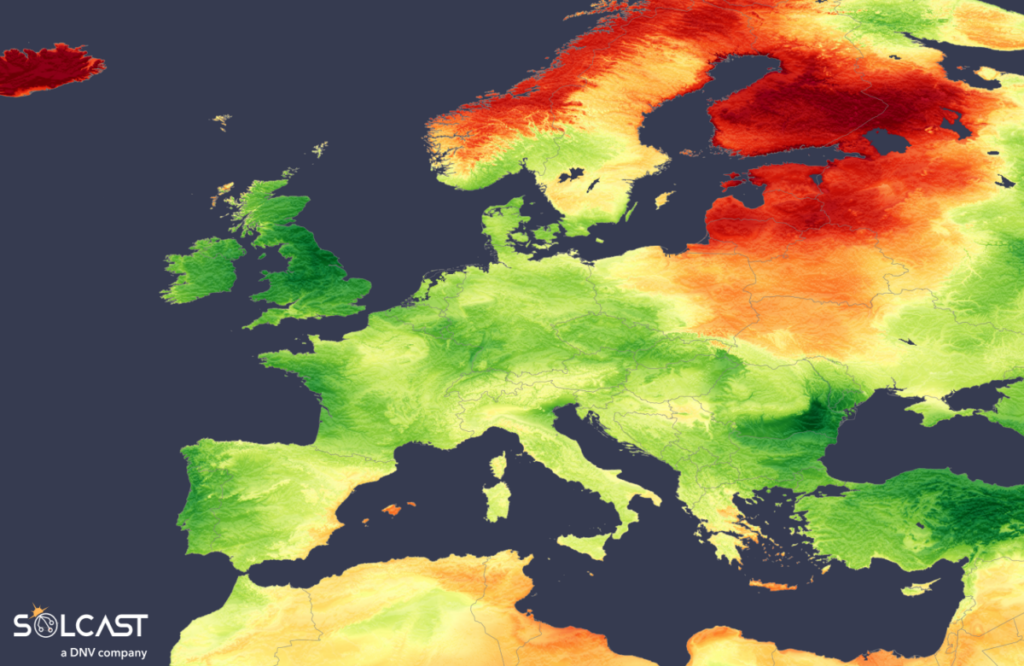 Cold, clear skies boost solar energy in northeastern Europe as storms darken the west – SPE