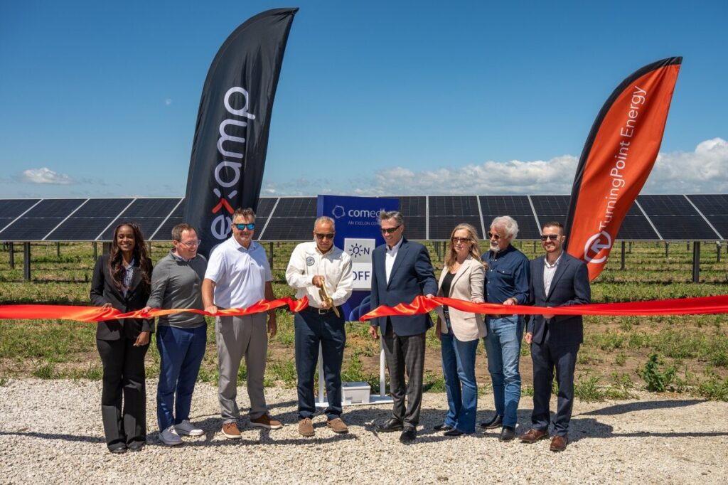 Nexamp and TurningPoint Energy open projects in former Illinois coal mine