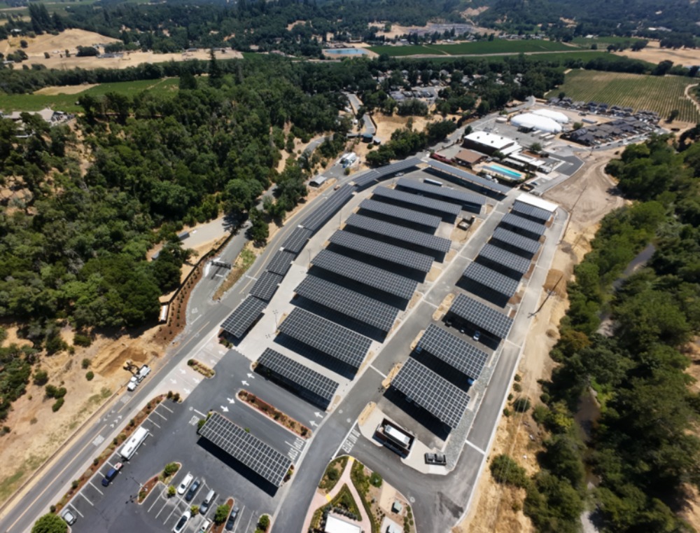 Coyote Valley Casino & Hotel completes installation of a solar carport