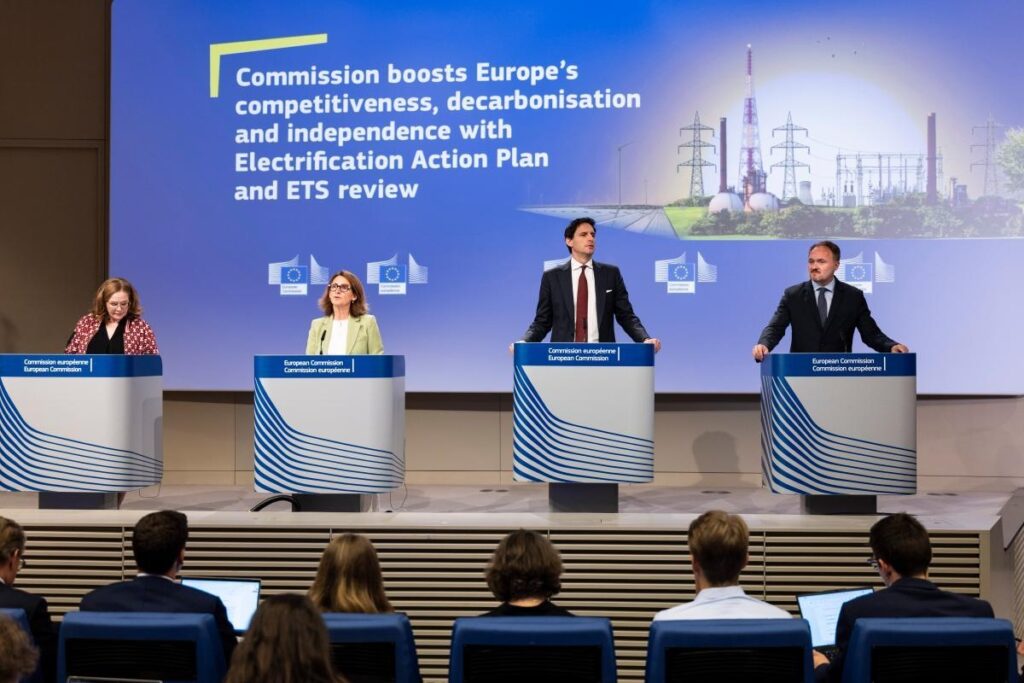 The electrification action plan aims to make Europe the first electrically powered continent in the world